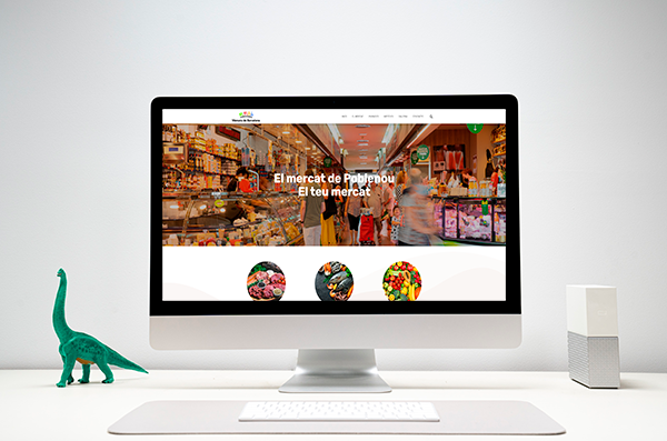 Portfolio arantxaengancha diseño web para el Mercat del Poblenou